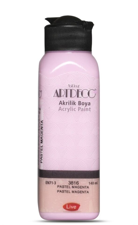 Artdeco Akrilik Boya 140ml Pastel Magenta 3816 Lv-y-070r-3816