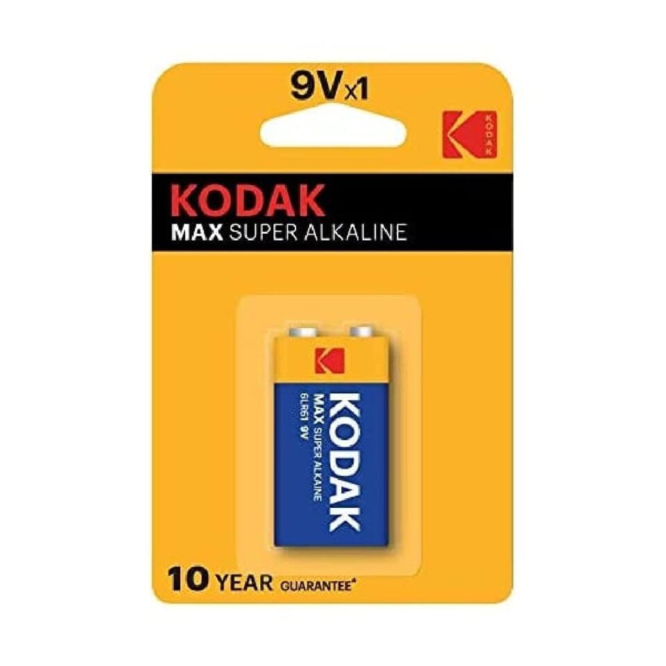 Kodak Pil 9 Volt Tekli Max Alkalin 30952850