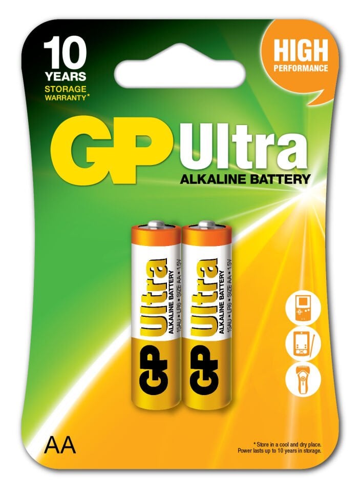 Gp Lr6 Aa Boy Ultra Alkalin Kalem Pil 2'li Paket Gp15au-u2