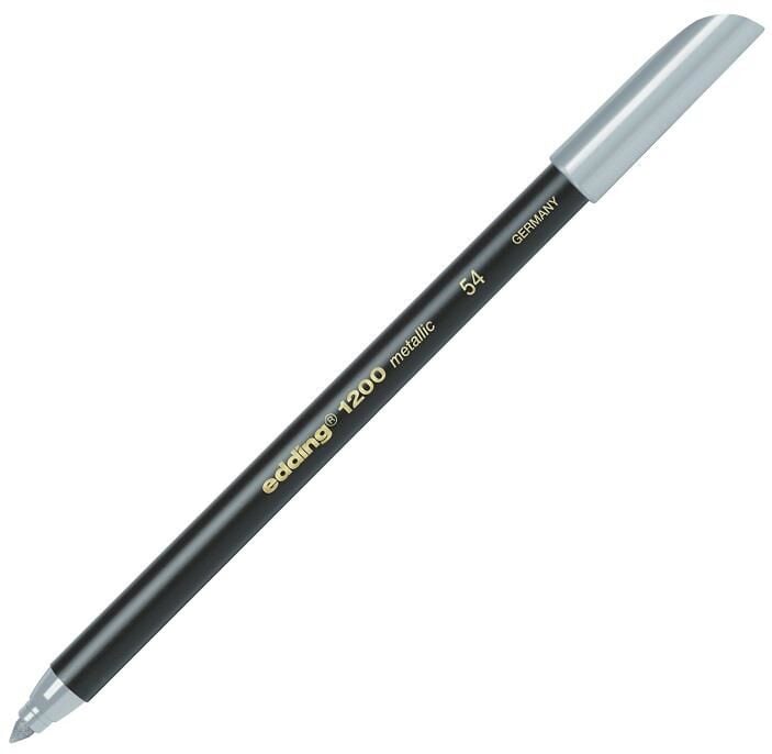 Edding Grafik Kalemi ( E-1200 ) Metalik Gümüş Ed120054