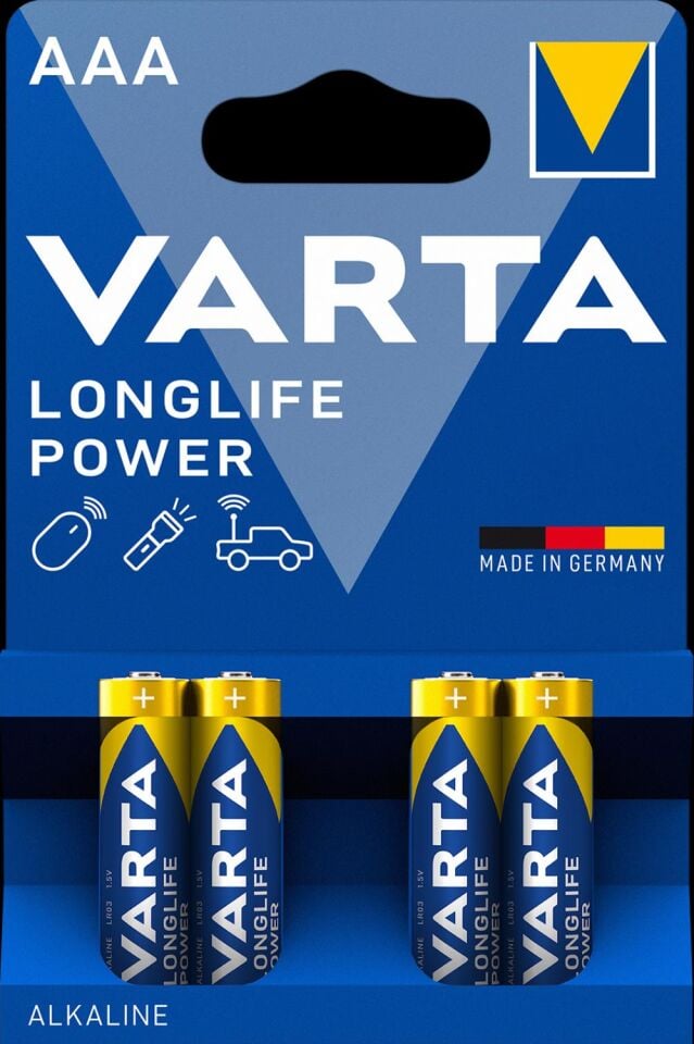 Varta Longlife Power Aaa 4'lü Alkalin Pil 4903121414