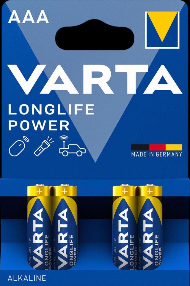 Varta Longlife Power Aaa 4'lü Alkalin Pil 4903121414