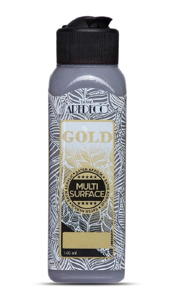 Artdeco Gold Multi-surface Akrilik Boya 140ml Uzay Gri 355 Lv-y-g70r-355