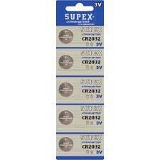 Supex Cr2032 3v Lityum 5li Blister Pil