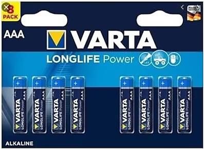 Varta Longlife Power 8'li Aaa Pil Alkalinli 737724