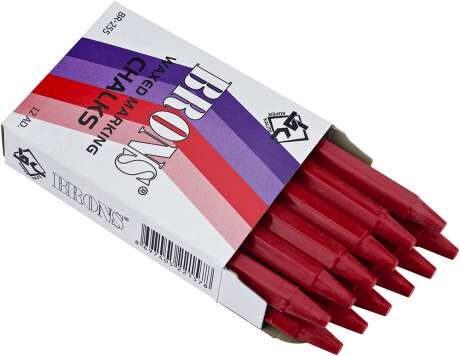 Brons Yağlı Tebeşir 12'li Kirmizi Br-255