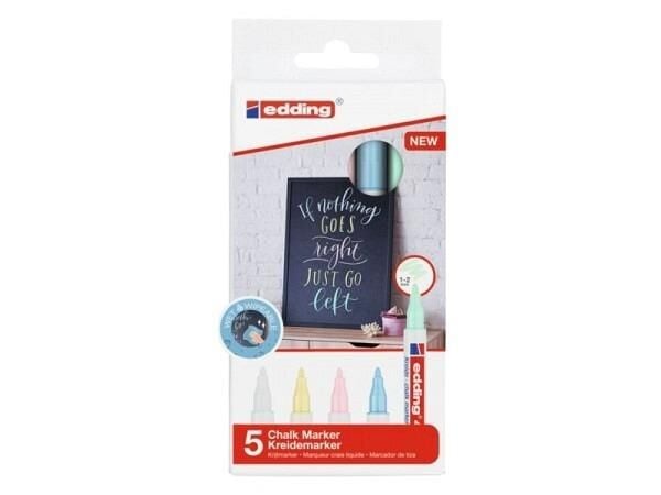 Edding Cam & Tebeşir Kalemi 5'li Pastel ( E-4085 ) Ed4085b599p
