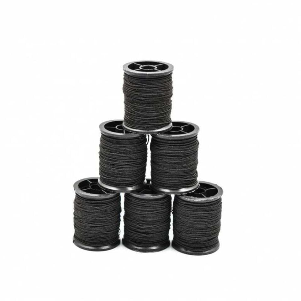 Özdinç Büzgülü Lastik Makara Siyah-beyaz