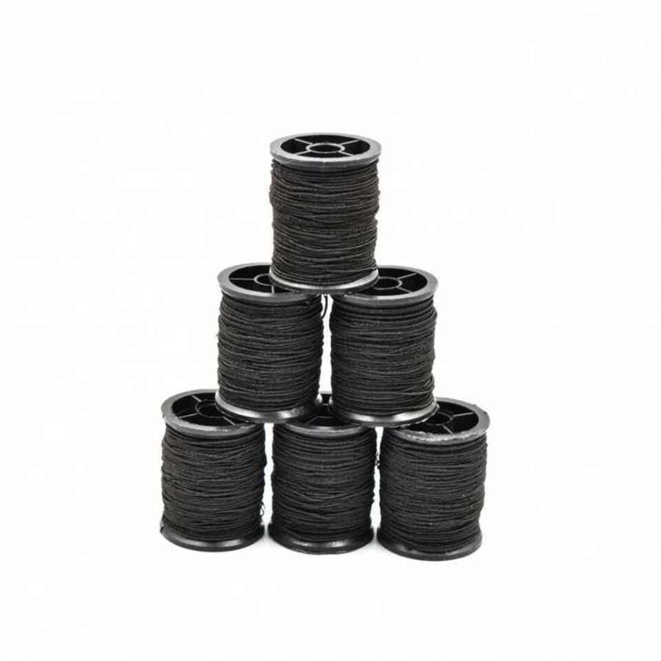 Özdinç Büzgülü Lastik Makara Siyah-beyaz