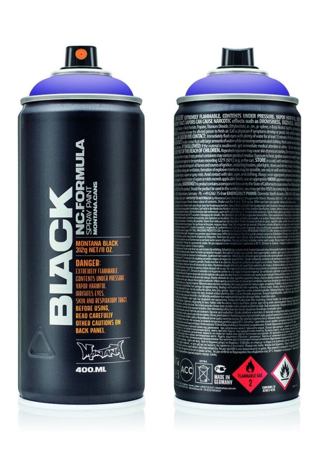 Montana Black Sprey Boya 400ml Wizard Blk4160 Lv-mo-263897