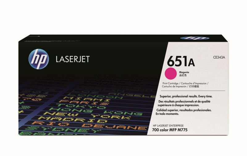 Hp 651a Magenta Kırmızı 16.000 Sayfa Toner Ce343a