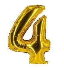 Nedi Folyo Balon Rakam 40'' 100 Cm Altın ( 4 )