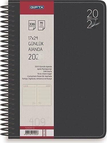 Gıpta Günlük Ajanda Sunday Diary 17x24 Cm 409-snk (2025)