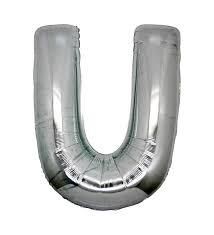 Nedi Party Marty Folyo Harf Balon 40'' Gümüş ((u)