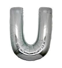 Nedi Party Marty Folyo Harf Balon 40'' Gümüş ((u)