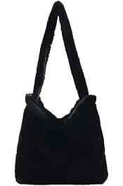 Taros Peluş Askılı Çanta Siyah 7016