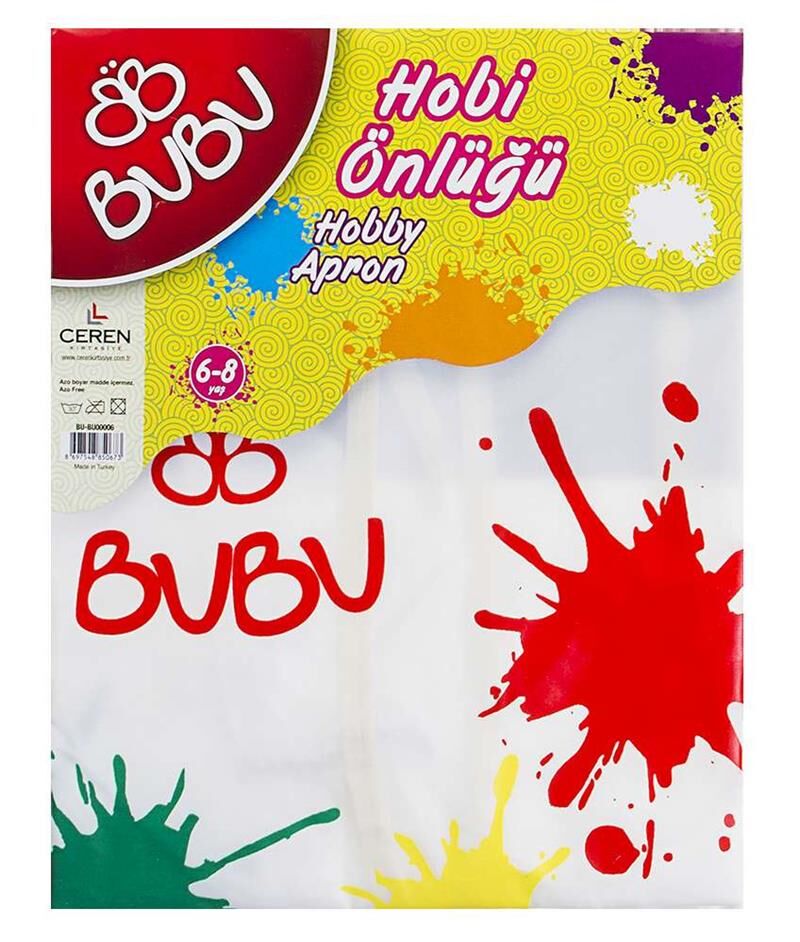 Bu-bu Önlük 6-8 Yaş ( Su Geçirmez ) 00006