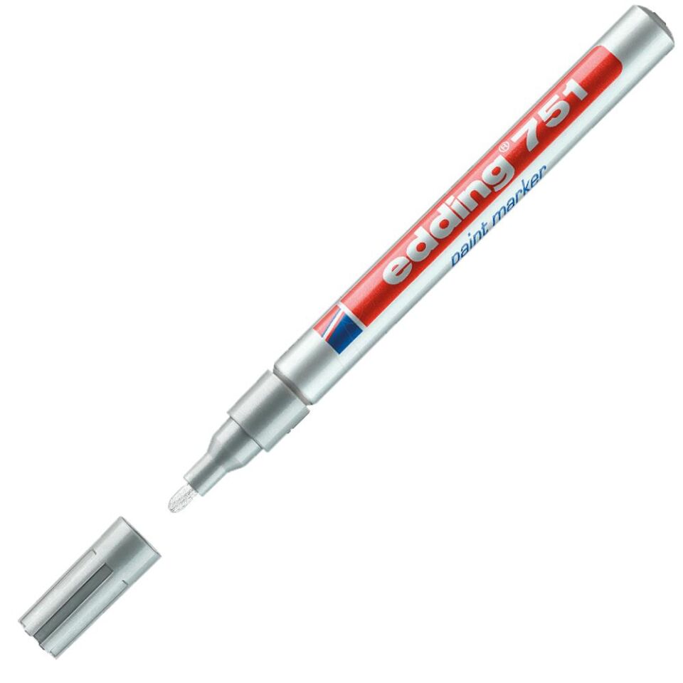 Edding Boya Dekor Markörü ( E-751 ) Gümüş Ed75154