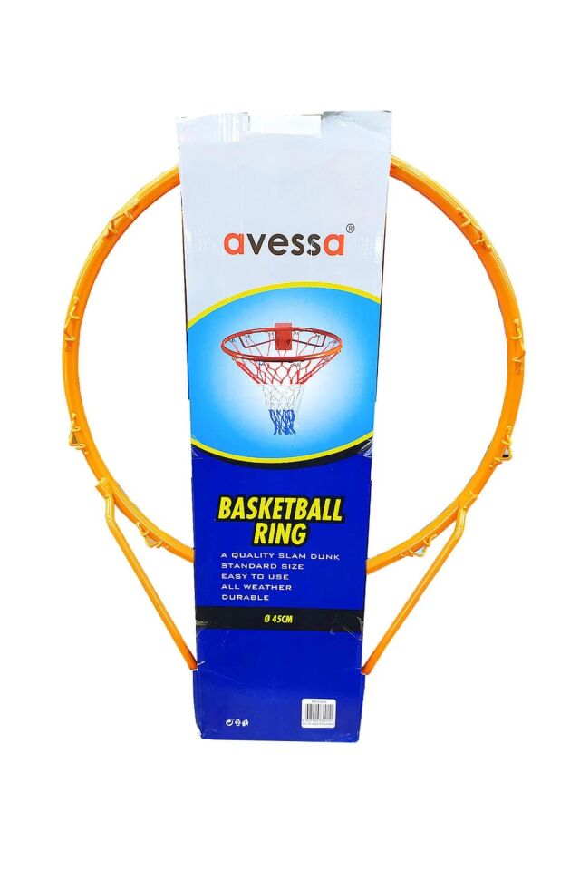 Avessa Basketbol Çemberi Tek Kat Fileli Mb-23054