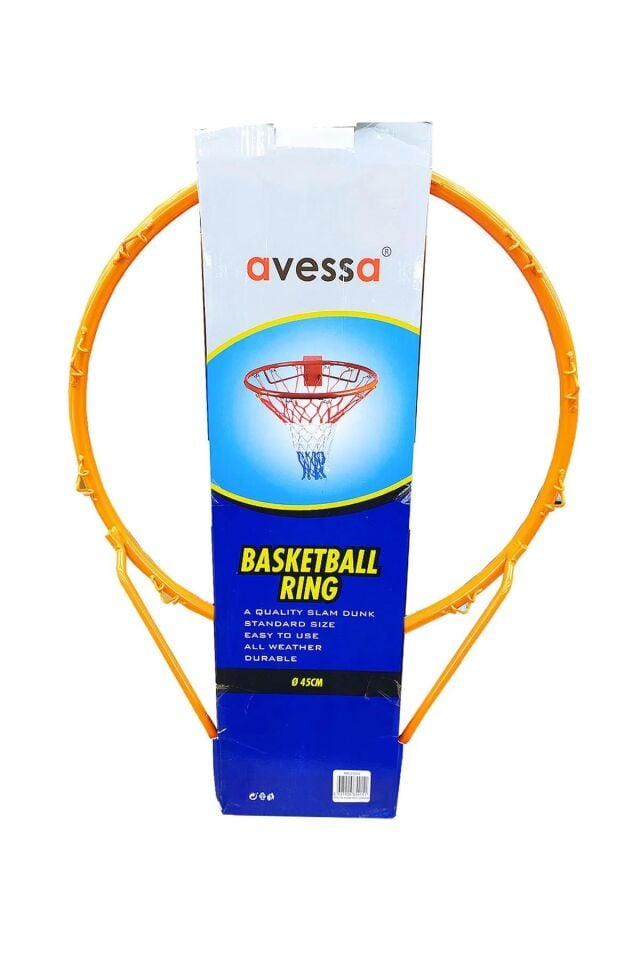 Avessa Basketbol Çemberi Tek Kat Fileli Mb-23054
