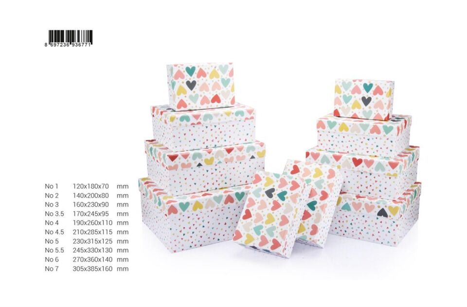 Gıpta Hediyelik Kutu Alegre Dikdörtgen Bx67710-6