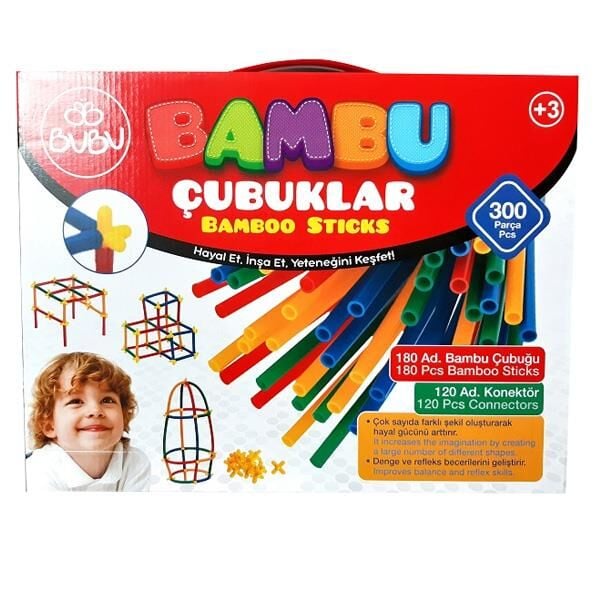 Bu-bu Bambu Çubuklar 300'lü Bubu-bc0001