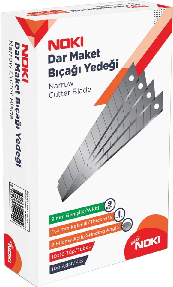 Noki Dar Maket Bıçağı Yedeği (10'lu Tüp) 6550