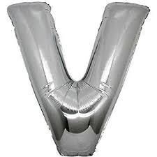 Nedi Party Marty Folyo Harf Balon 40'' Gümüş (v)