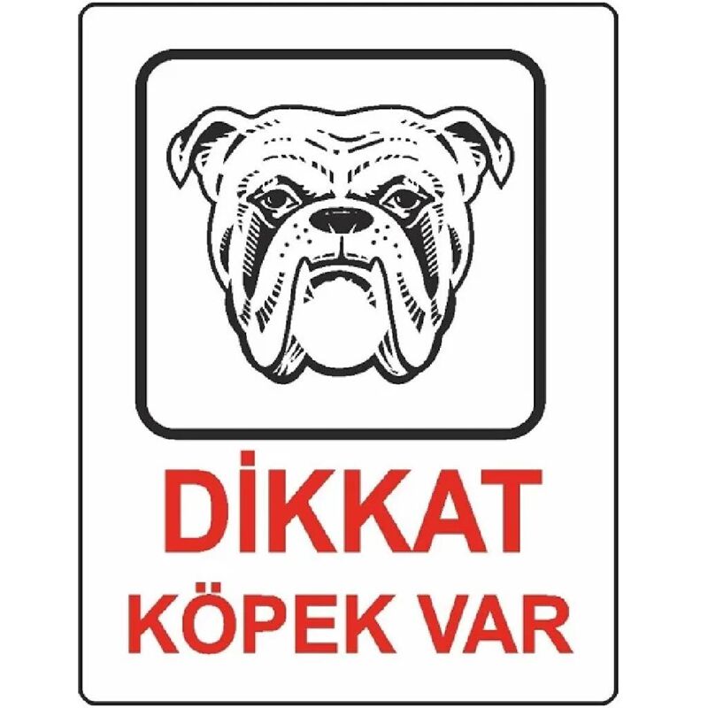 Ekstrafix 204 (yul-415) 25x35 Dikkat Köpek Var
