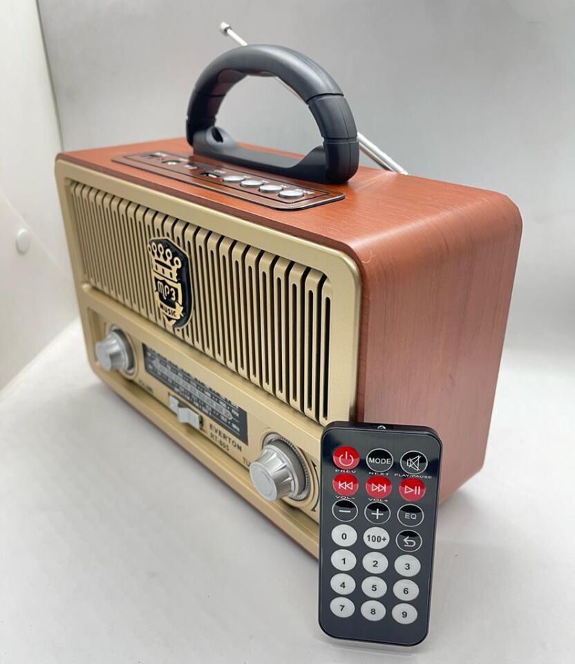 Everton Rt-805 Bluetooth, Usb-sd-aux-fm Radyo Nostalji Müzik Kutusu Kumandalı
