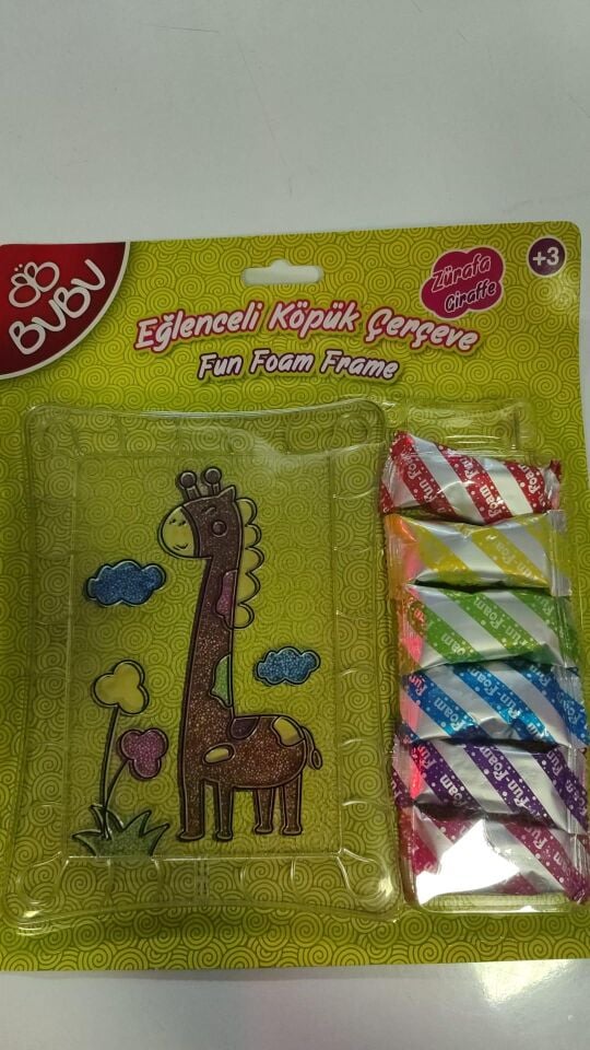 Bu-bu Eğlenceli Köpük Çerçeve Zürafa Eks001 (ek0008)