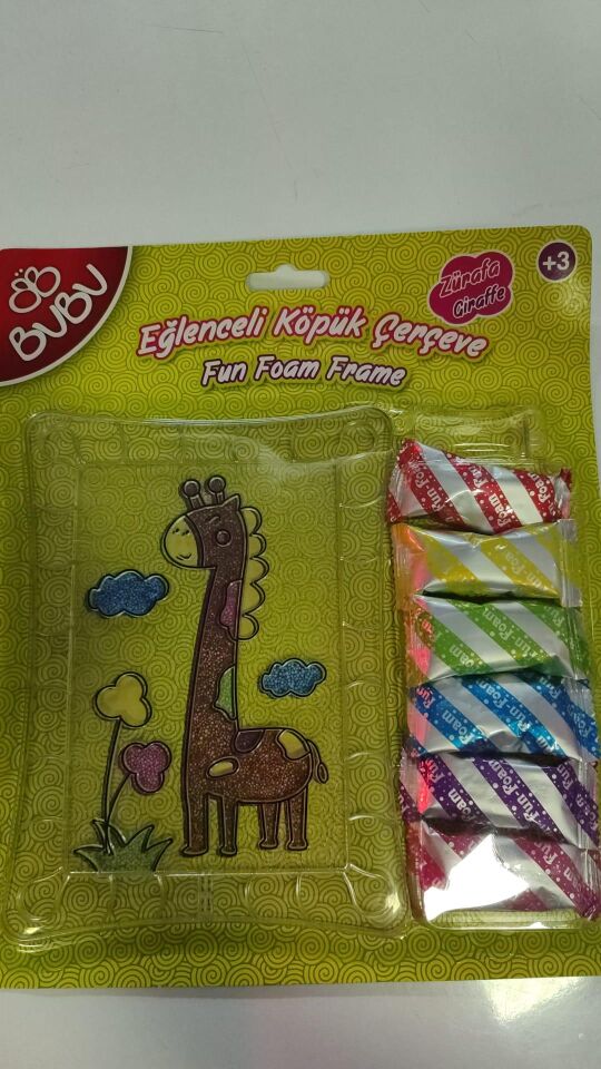 Bu-bu Eğlenceli Köpük Çerçeve Zürafa Eks001 (ek0008)