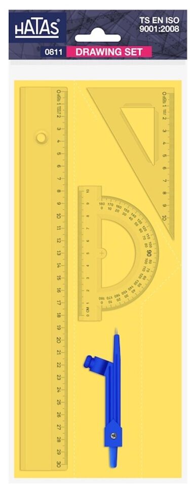 Hatas Çizim Takımı Pergelli / Ekonomik 0811