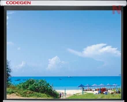 Codegen Ex-24 Proje Perdesi 240x200 Motorlu Uzaktan Kumandalı Projeksiyon Perdesi