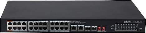 Dahua Pfs3226-24et-240 24 Port Poe 2 Port Sfp 2 Port Gbıt Uplink 10-100 Switch