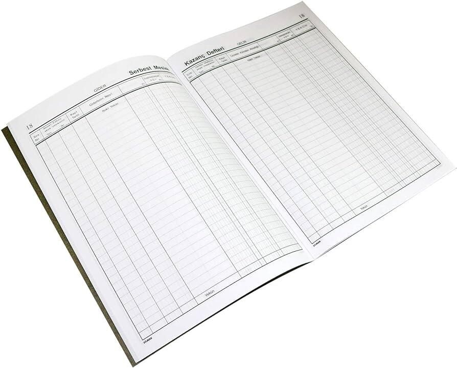 Özkan Serbest Meslek Kazanç Defteri Karton Kapak 48 Yp G0631