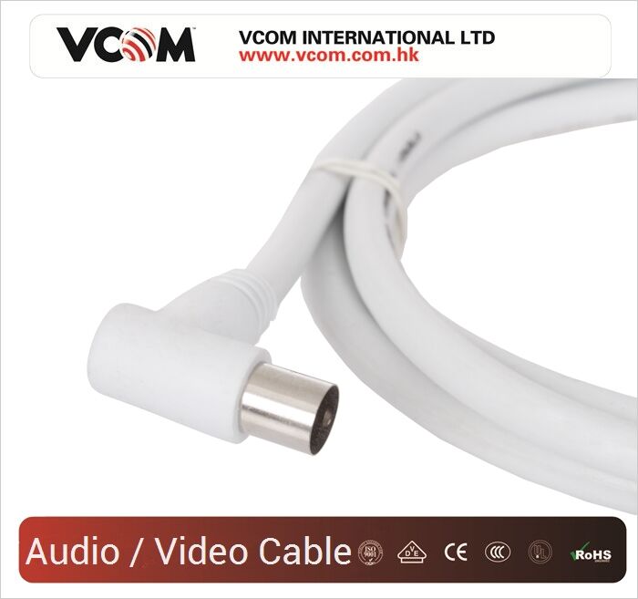 Vcom Cv601r 1.5mt Analog Beyaz Tv Kablosu