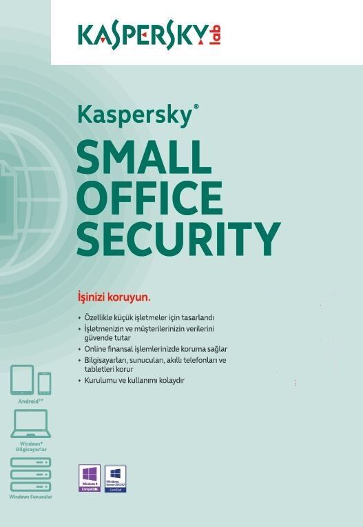 Kaspersky Small Office Security 5pc+5md+1fs 1 Yıl Box