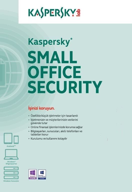 Kaspersky Small Office Security 5pc+5md+1fs 1 Yıl Box