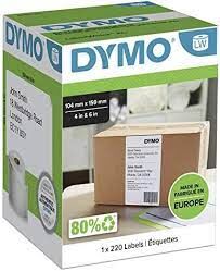 Dymo S0904980 Lw 4xl Ekstra Geniş Sevkiyat Etiketi, 220 Etiket-pkt 104x159 Mm