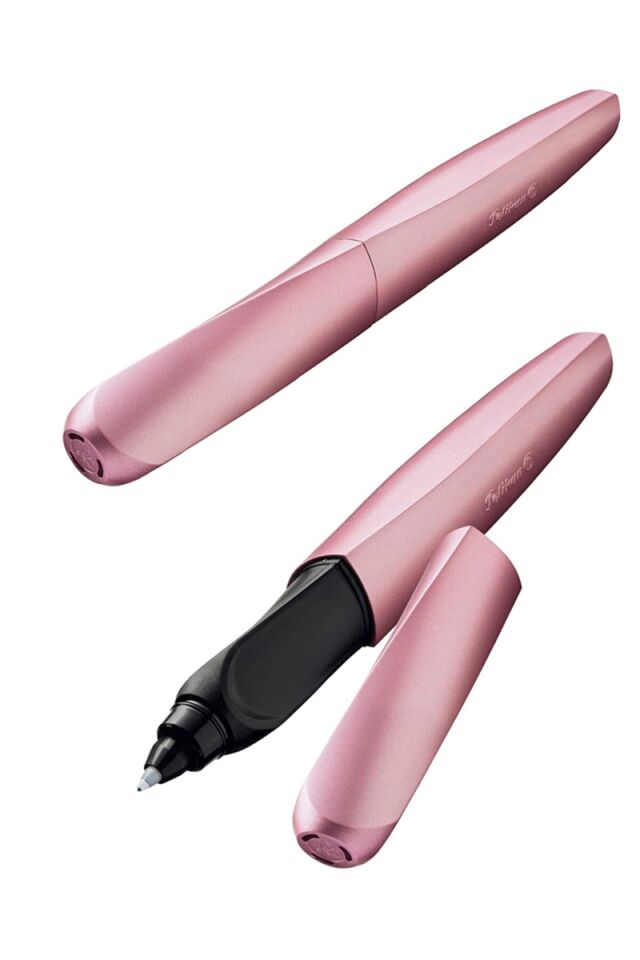 Pelikan Twist P457 Roller Kalem Tekli Kutu Metalik Pembe P-806299