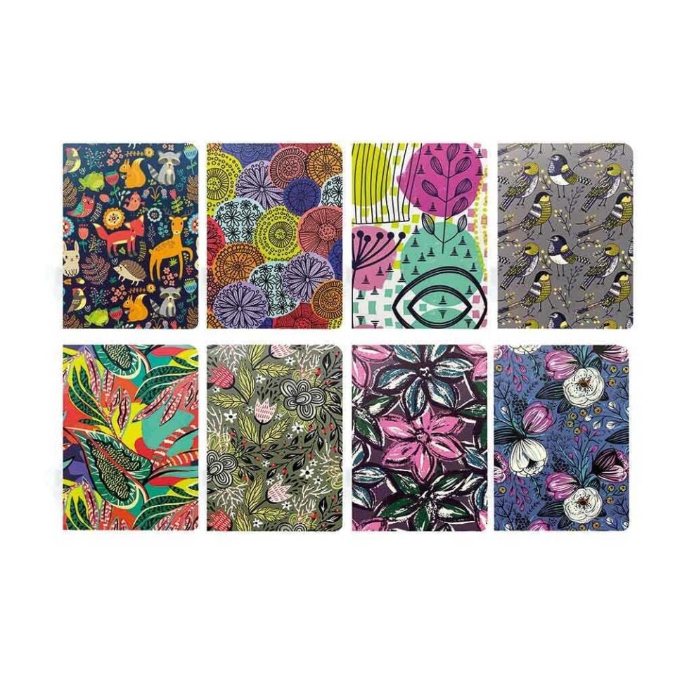 Lızy Defter 19x26 Cm 50 Yp. Çizgili Bristol Kapak Dikişli Td19ç