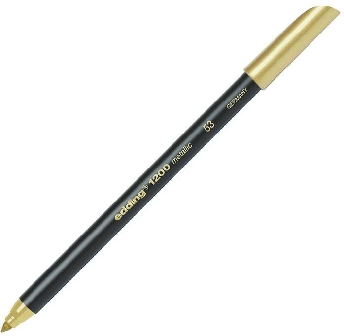 Edding Grafik Kalemi ( E-1200 ) Metalik Altın Ed120053