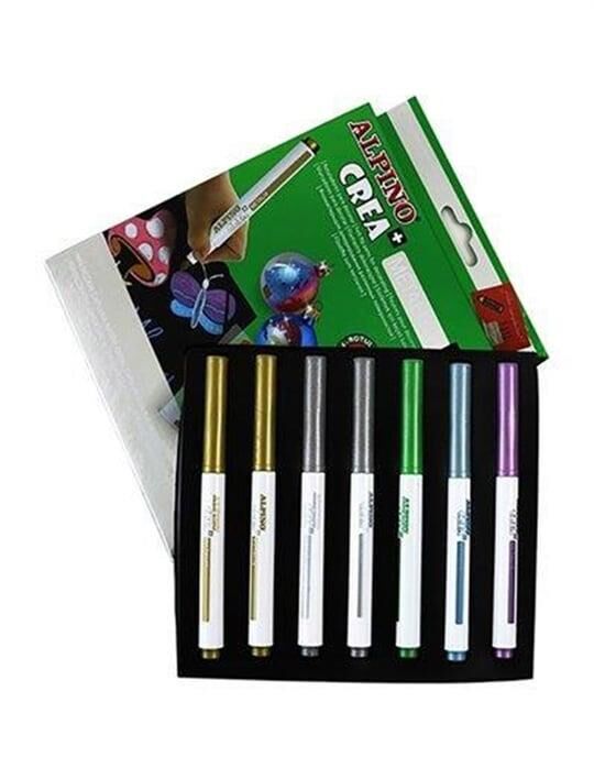 Alpino Keçeli Kalem Crea 7'li Metalik Ar-134