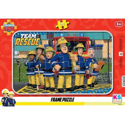 Ks Games Frame Puzzle 24 Parça Fireman Sam Frs704
