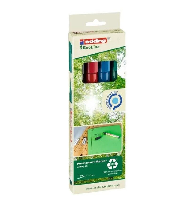 Edding Ecoline Asetat Kalemi 4'lü Blister (e-25) Ed25k499