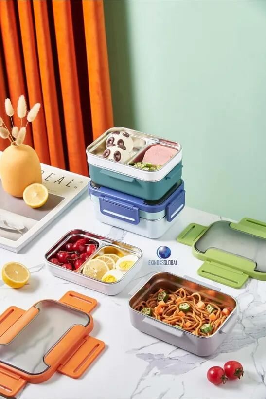 Vagonlife Lunchbox Paslanmaz Çelik 1200 Ml Mavi Bl-20182