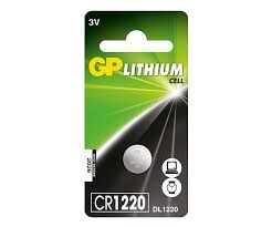Gp Cr1220-u1 3v Lityum Düğme Pil Tekli Paket