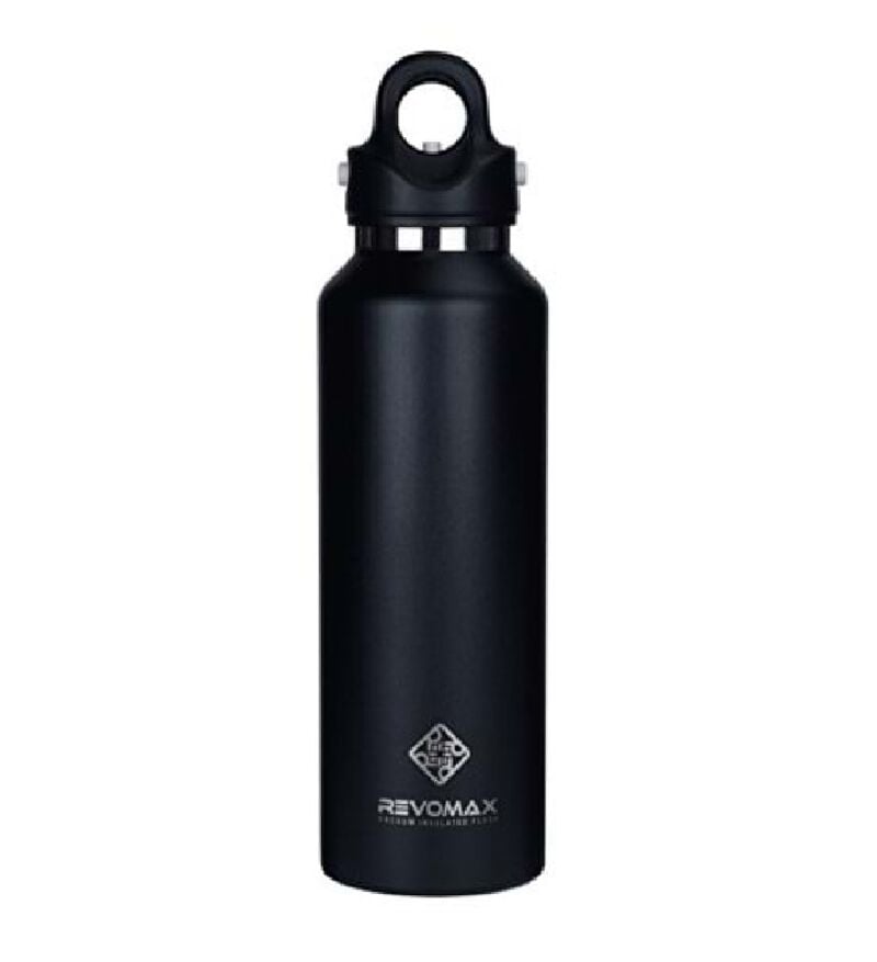 Vagonlife Revomax Paslanmaz Çelik 592 Ml Matara Siyah 20 Oz