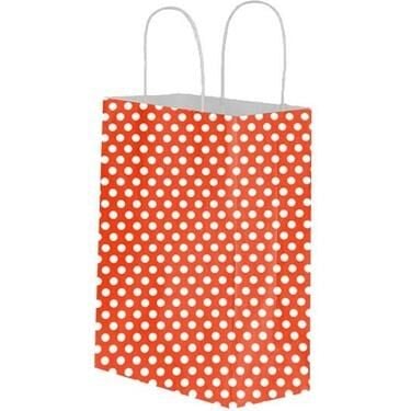 Umur Torba 12x25x30 Beyaz 90 Gr Turuncu Puantiyeli